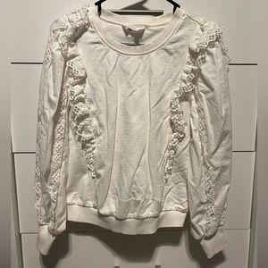 Anthropologie White Blouse